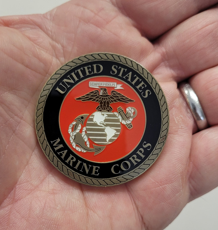 6577 Aviation Ordnance Weapons and Tactics Instructor USMC MOS Challenge Coin gallery