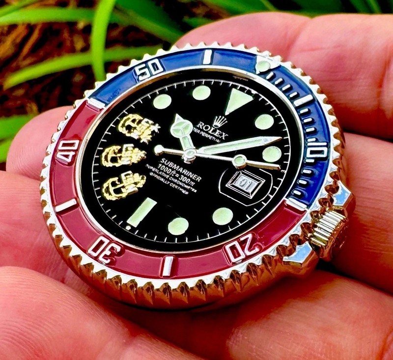 Navy Chief Seals Dive SUBMARINER Pepsi Watch GMT Challenge Coin NSW CPO DEVGRU gallery