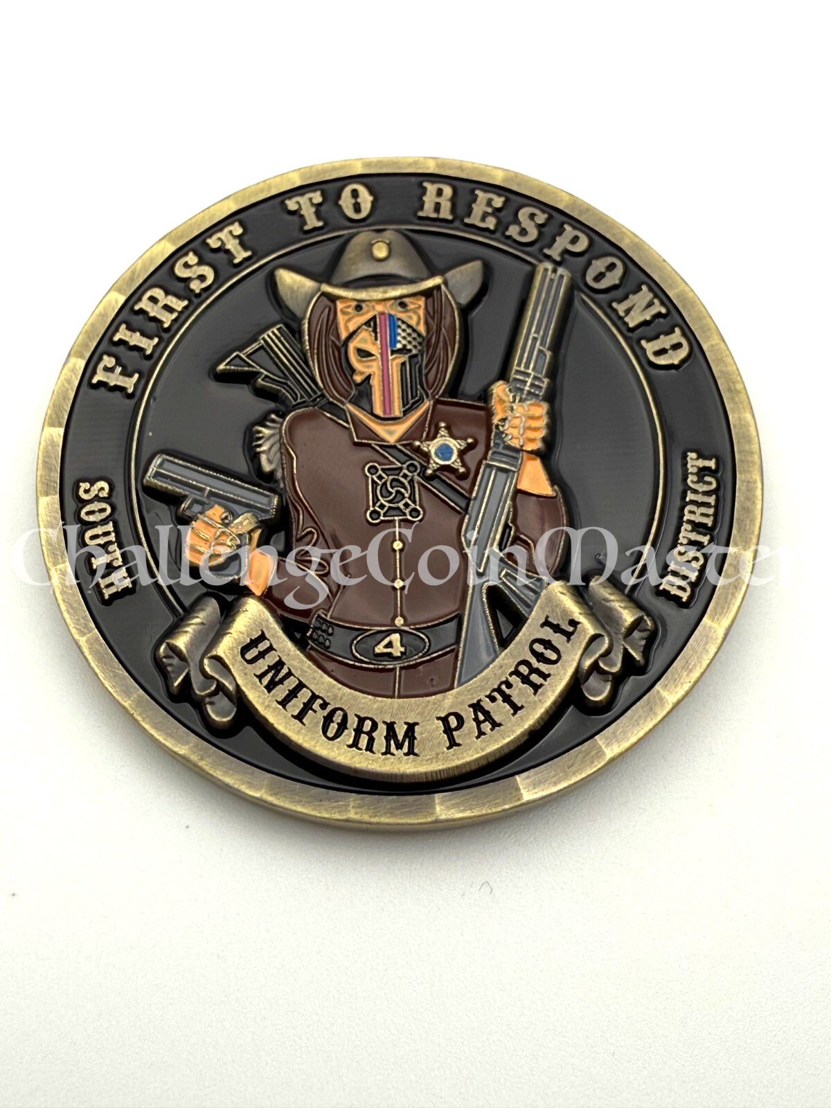 Miami Dade County Sheriff Cutler Ridge South District Police Challenge Coin gallery