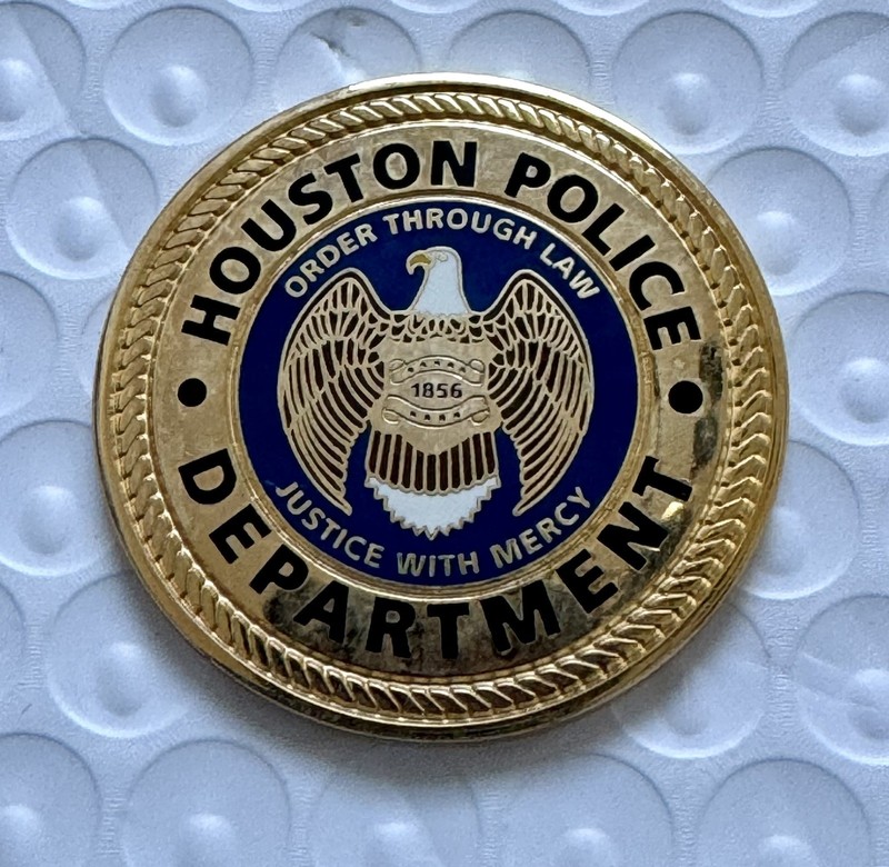 💥Houston Police Narcotics Coin Texas DEA ICE HSI FBI ATF CIA USMS USSS Gang gallery