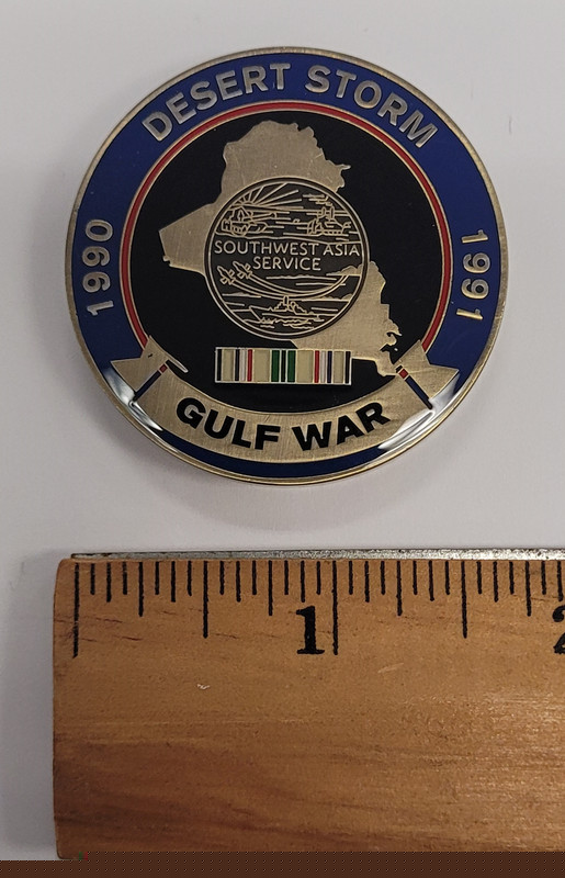 US Army Nurse Corps Desert Storm/Gulf War Challenge Coin gallery