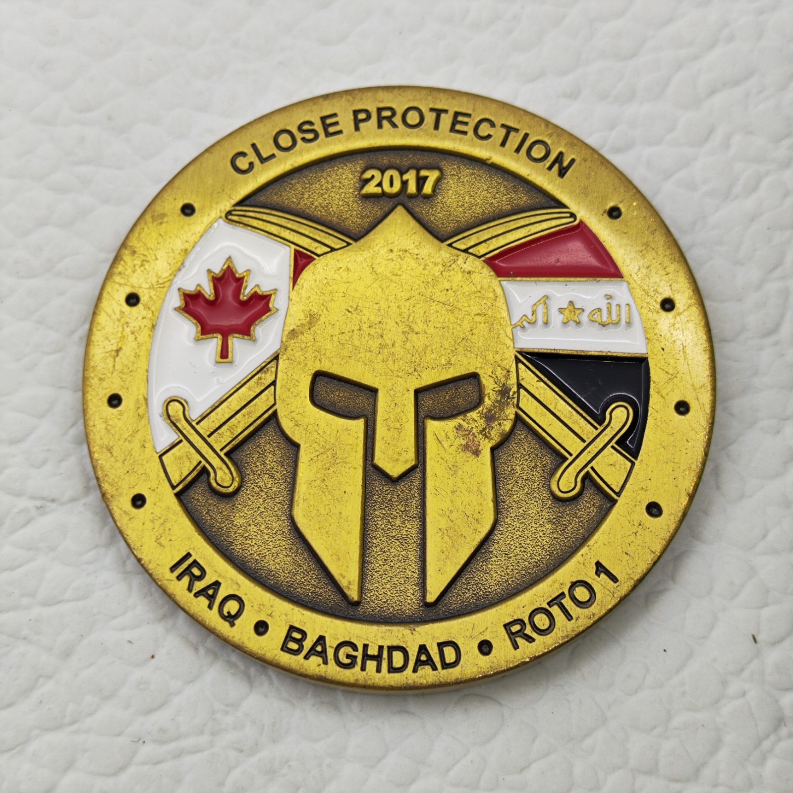 2017 Canada Iraq Close Protection Challenge Coin gallery