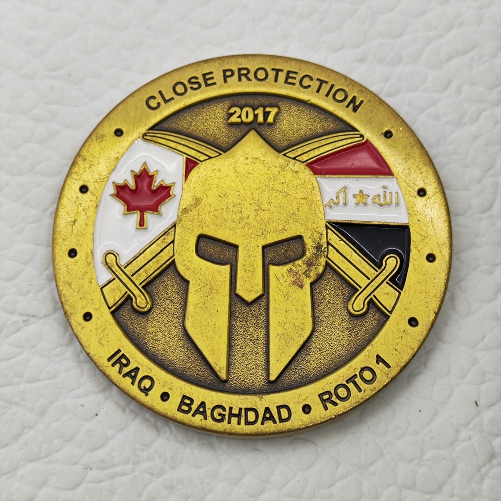 2017 Canada Iraq Close Protection Challenge Coin