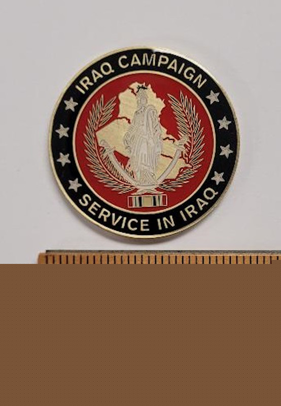 FOB Normandy Iraq Service Challenge Coin gallery