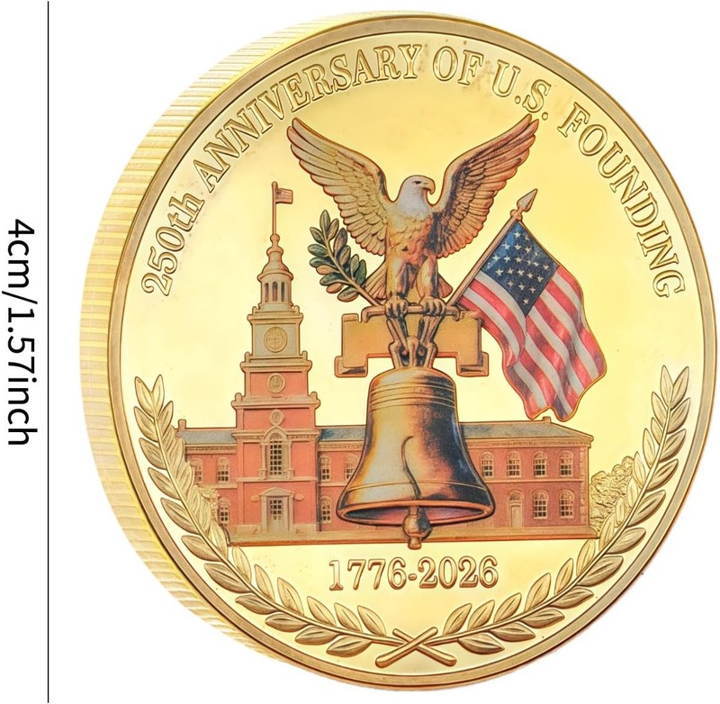 U.S. Army 250th Anniversary Challenge Coin Army 1776-2026 Commemorative Coin 250 gallery