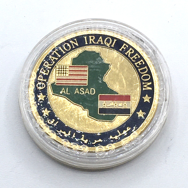 Operation Iraqi Freedom United States Minnesota Coin Collectible in Plastic HTF gallery