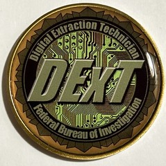 FBI DExT Digital Extraction Technician Challenge Coin