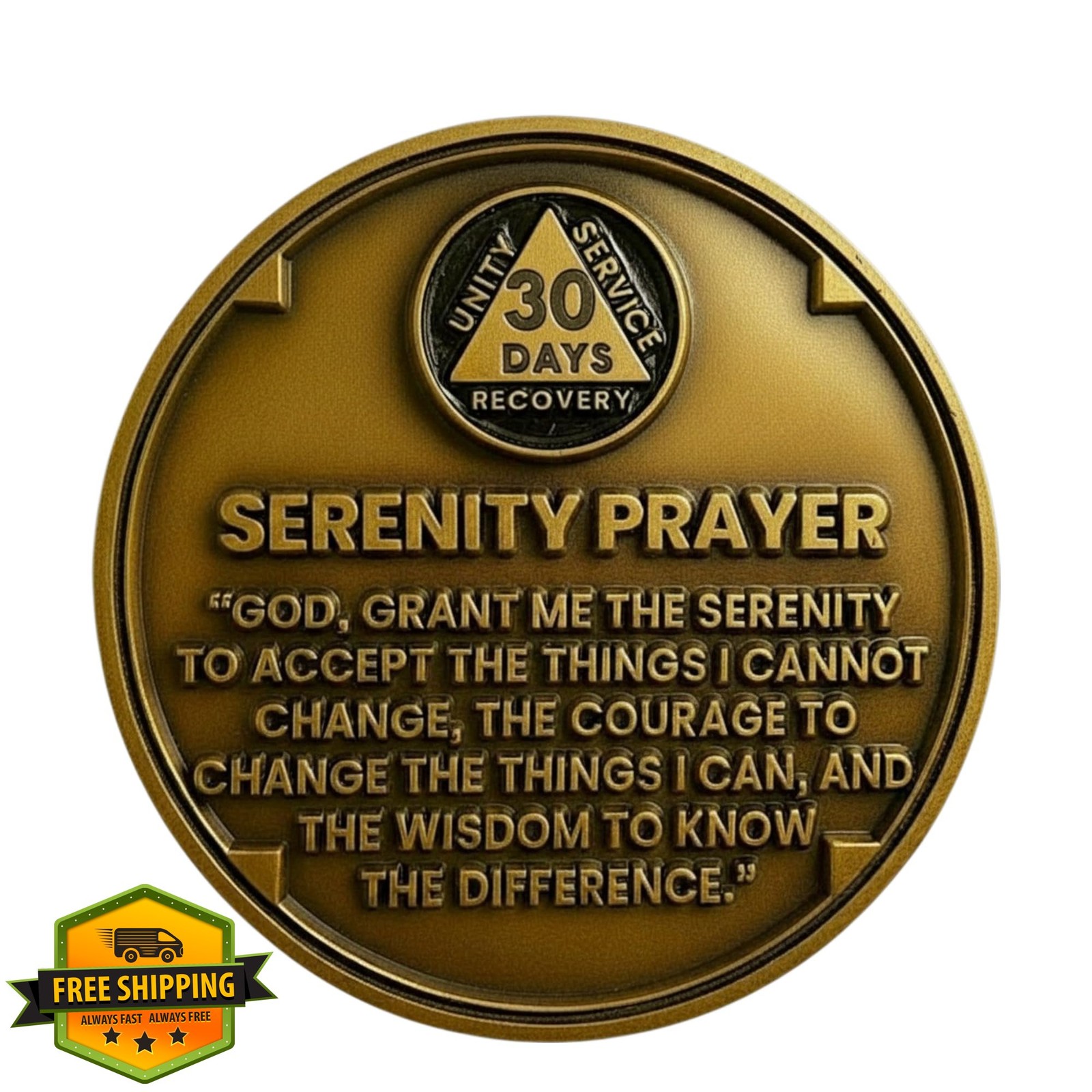 Bliss and Beam 30 DAYS Sobriety Coin gallery