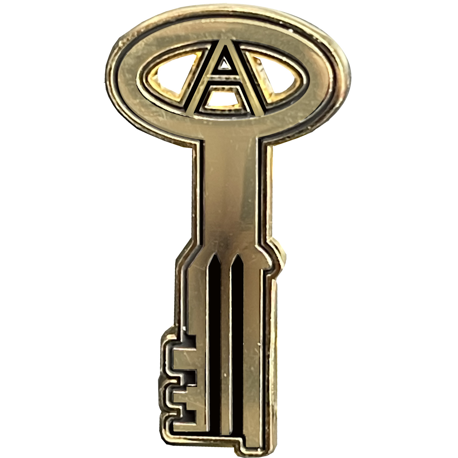 BL15-014 24KT Gold plated Correctional Officer Jail Prison Key pin CO Correction gallery