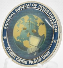 FBI Cyber Crime Fraud Unit Challenge Coin