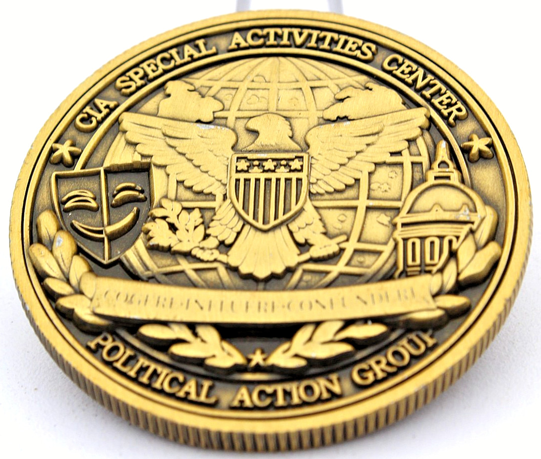CIA Special Activities Center Political Action Group Challenge Coin 2in gallery