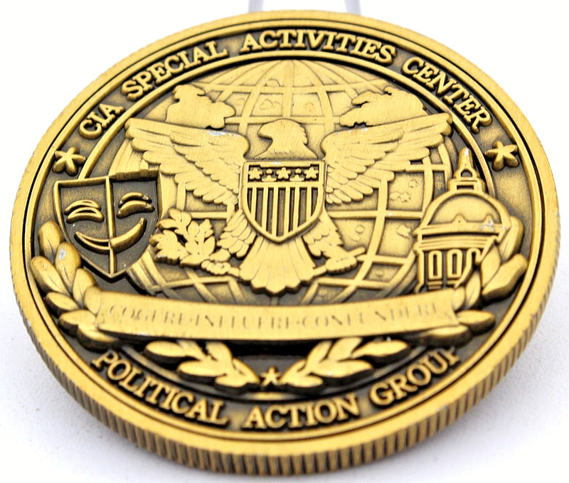 CIA Special Activities Center Political Action Group Challenge Coin 2in gallery
