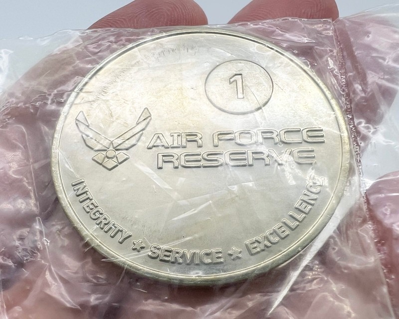 Airforce Reserve Referral Award Coin Challenge Coins Tokens 1-5 USAF NIB gallery