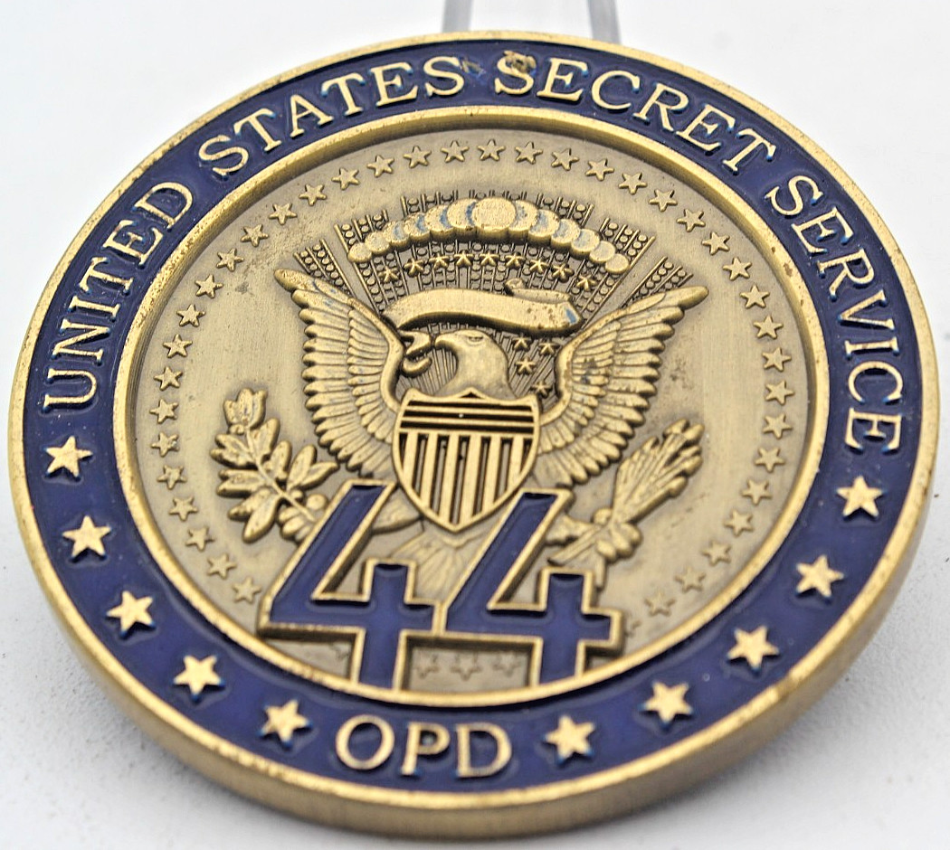 US Secret Service Obama Protective Division OPD 44 Challenge Coin 2 Inch gallery