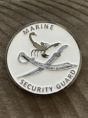 Marine Security Guard Detachment Riyadh, Saudi Arabia Challenge Coin