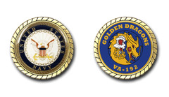 VA-192 Golden Dragons US Navy Challenge Coin Officially Licensed US Navy