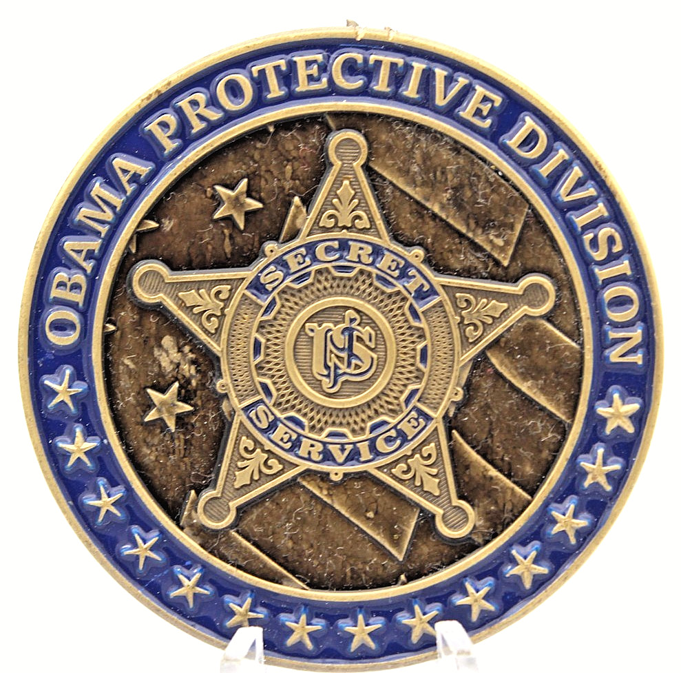 US Secret Service Obama Protective Division OPD 44 Challenge Coin 2 Inch gallery
