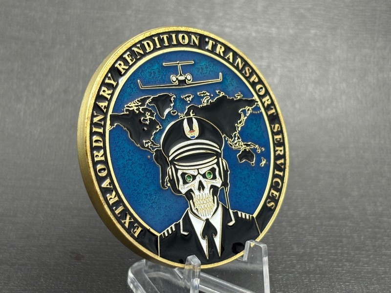 2" CIA EXTRAORDINARY RENDITION CHALLENGE COIN PSYOPS OPERATIONS SOD COVERT gallery