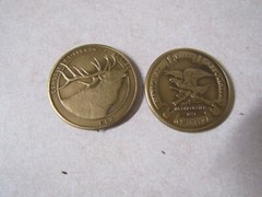 CHALLENGE COIN TOKEN NRA CLASSIC COLLECTORS SERIES NATIONAL RIFLE ASSOCIATIO ELK