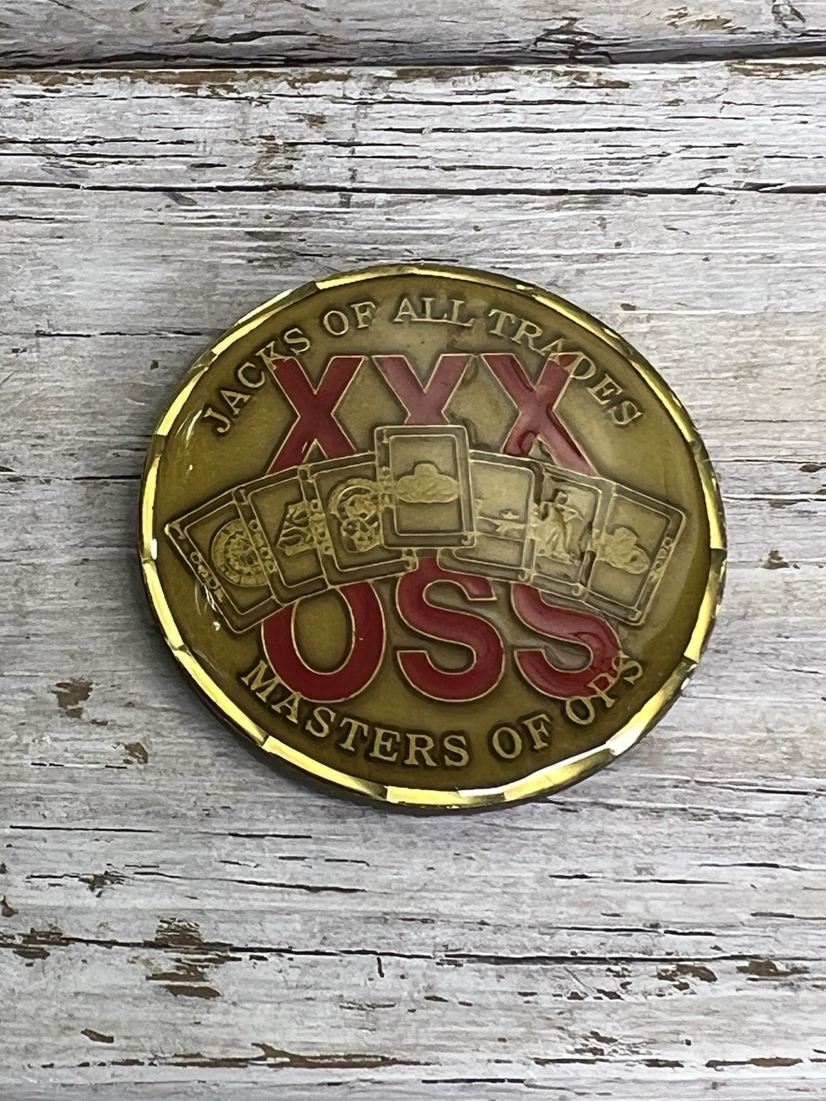 USAF OSS XXX Jack Of All Trades Masters of OPS 1 5/8” Challenge Coin Air Force gallery