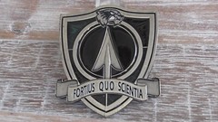 Unknown US Army ROTC Fortius Quo Scientia RAIDERS Challenge Coin #970X