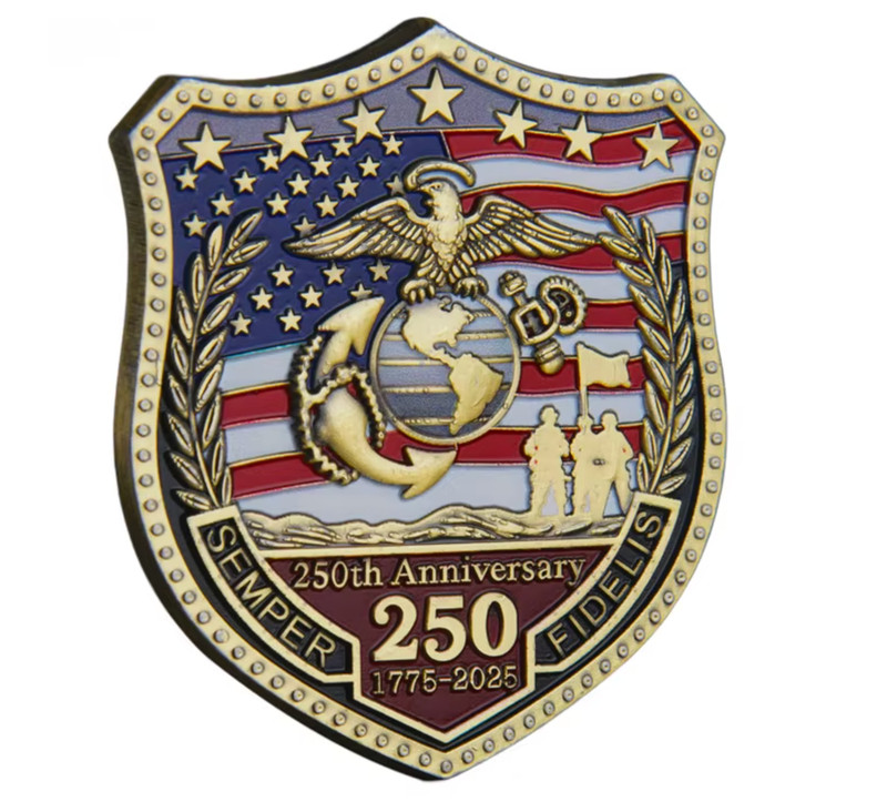 USMC Challenge Coin/Medal, 250th Anniversary U.S.Marine Corps United States gallery