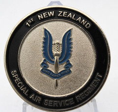1st New Zealand Special Service Regiment Tribute Medallion 1.75″ Who Dares Wins