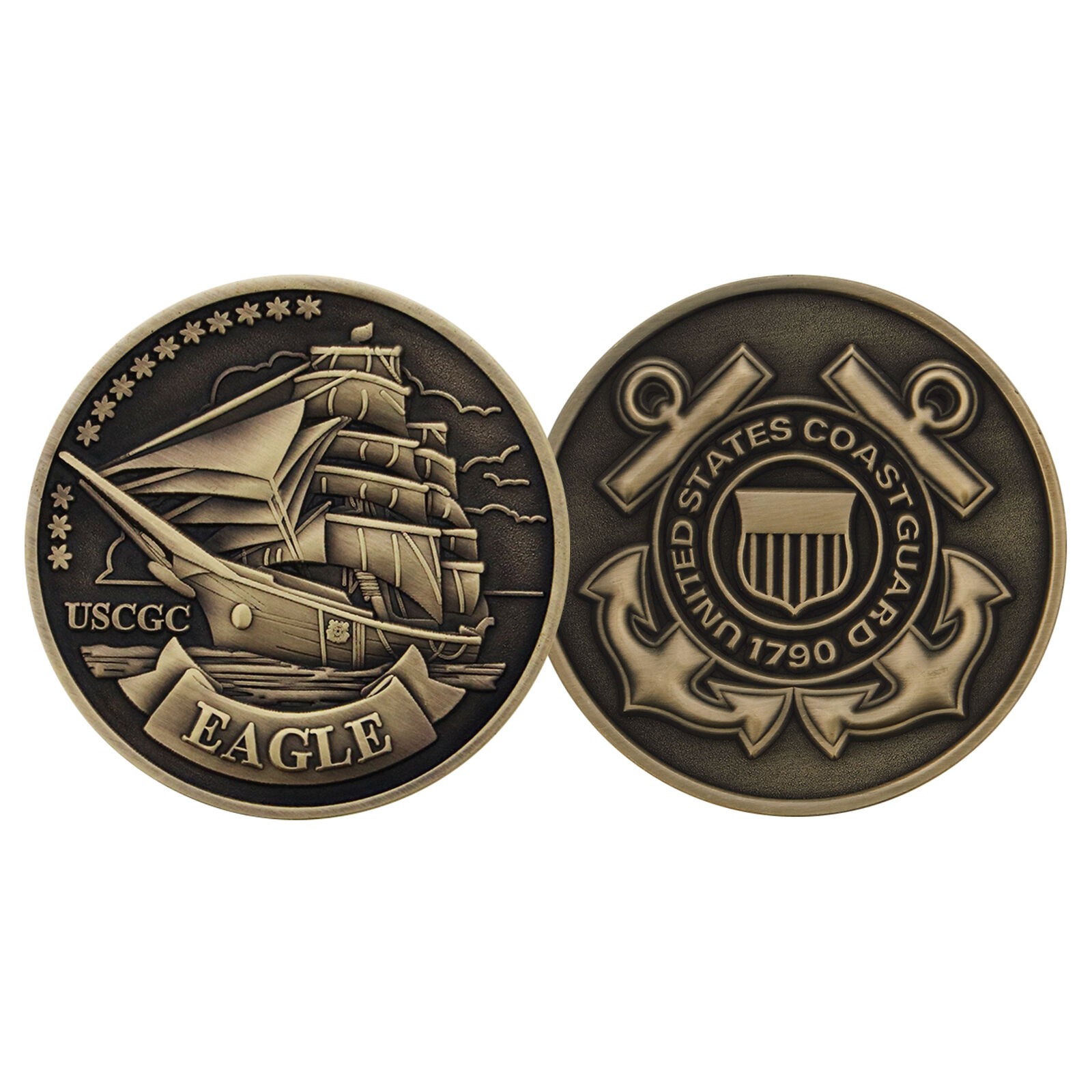 USCG EAGLE GOLD COIN gallery