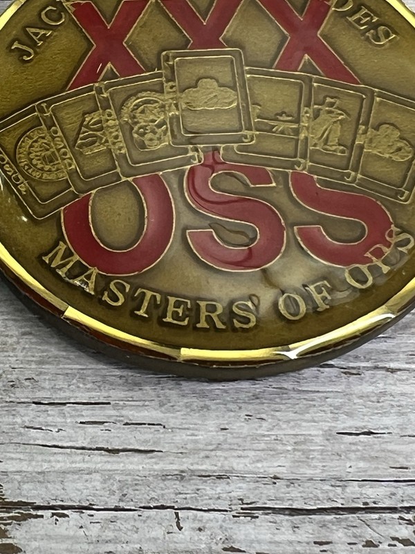 USAF OSS XXX Jack Of All Trades Masters of OPS 1 5/8” Challenge Coin Air Force gallery