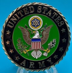 United States Army M1A1 Abrams Tank Patriotic 250th Nice Military Challenge Coin