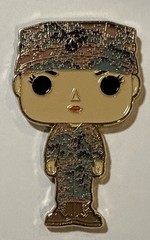 USMC United States Marine Corp Female Pop Funko Challenge Coin