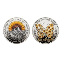 Double Sided 3D High Relief Commemorative Coin Collectible Challenge Souvenir To