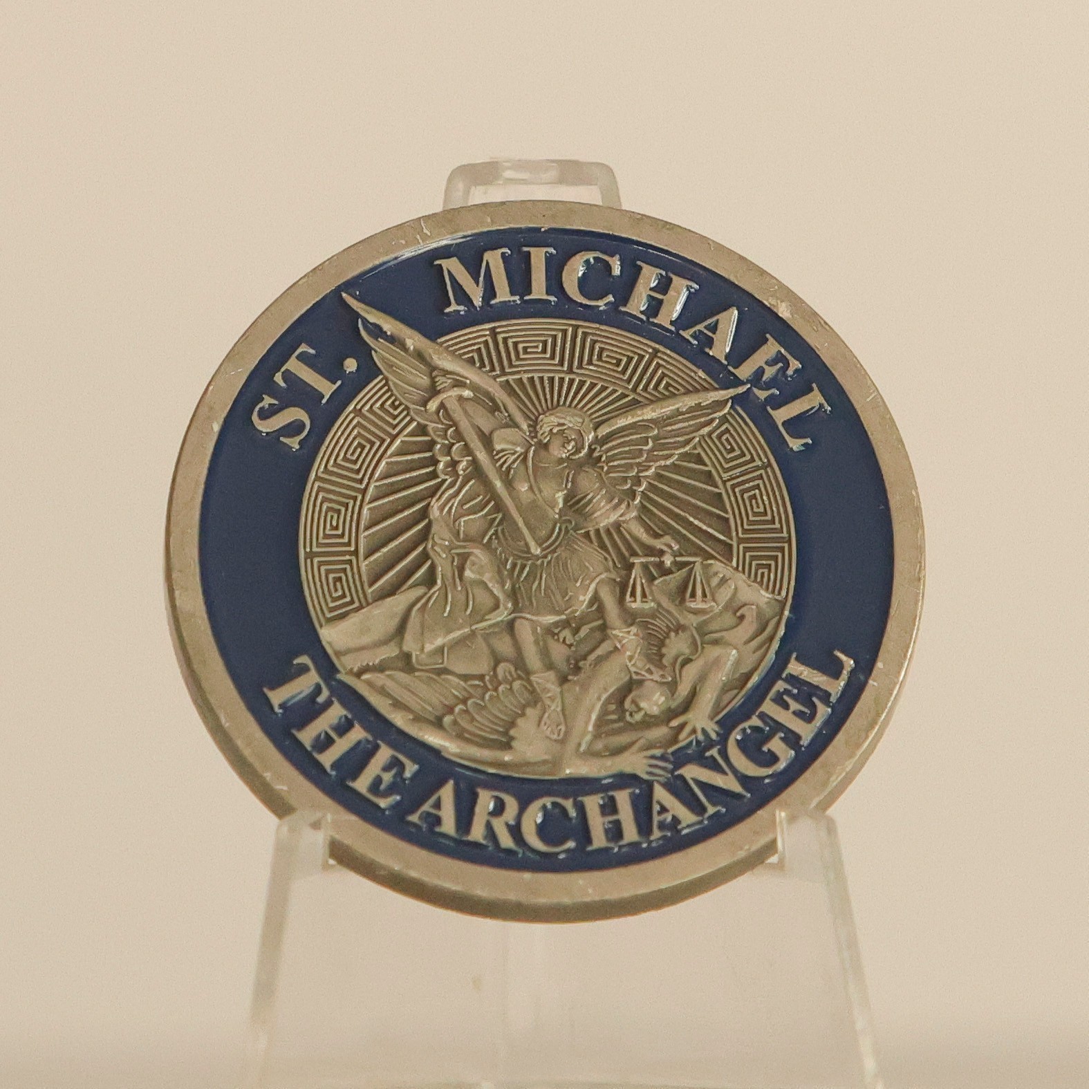 St. Michael The Archangel Psalms 91:10 Challenge Coin 3#G gallery