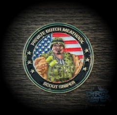 Commando Elite – Pvt. Butch Meathook Challenge Coin