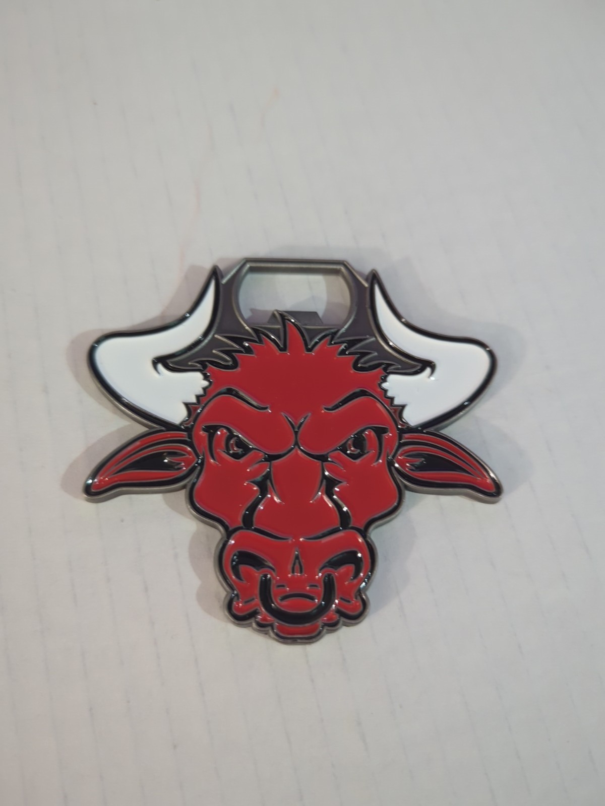 Military Challenge Coin Bottle Opener Bull Head gallery