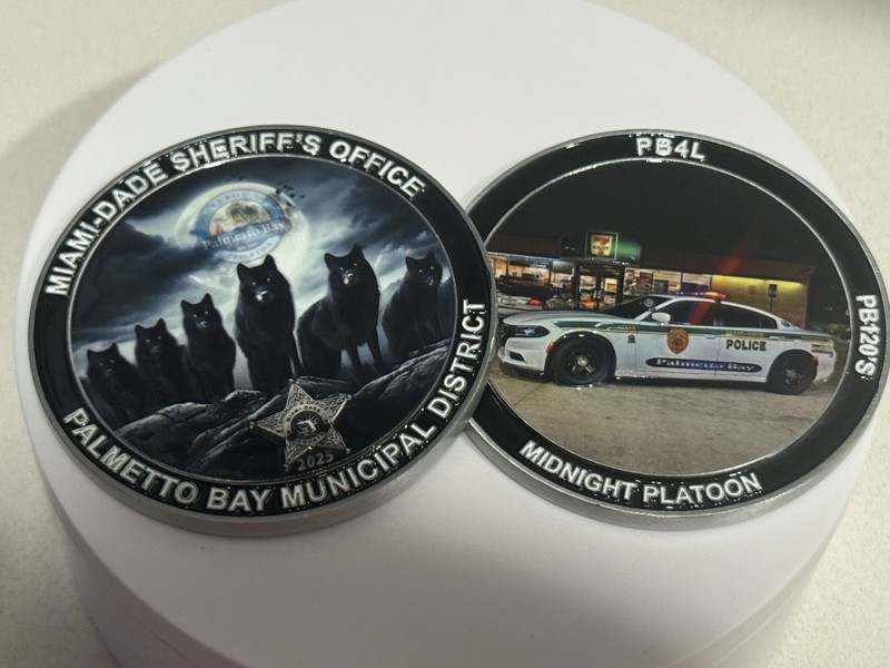New Miami Dade Sheriff’s Office Palmetto Bay Challenge coin gallery