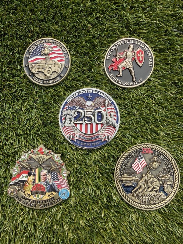USA 250th Anniversary Challenge Coin 1776-2026 America gallery
