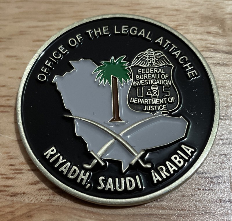 FBI Office Of The Legal Attache Kuwait & Riyadh, Saudi Arabia ChallengeCoin gallery