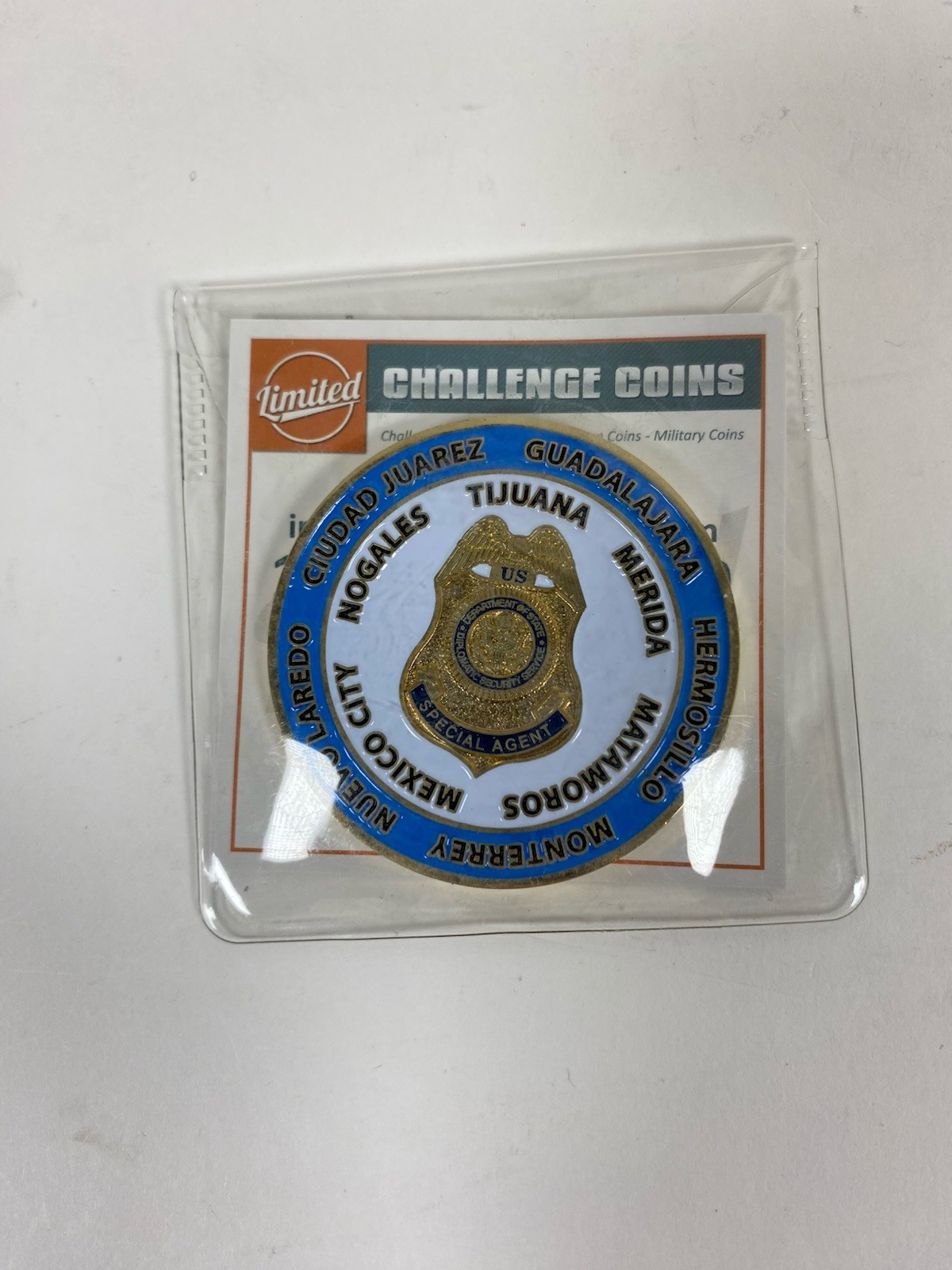 Diplomatic Security Service Mission Mexico Challenge Coin gallery