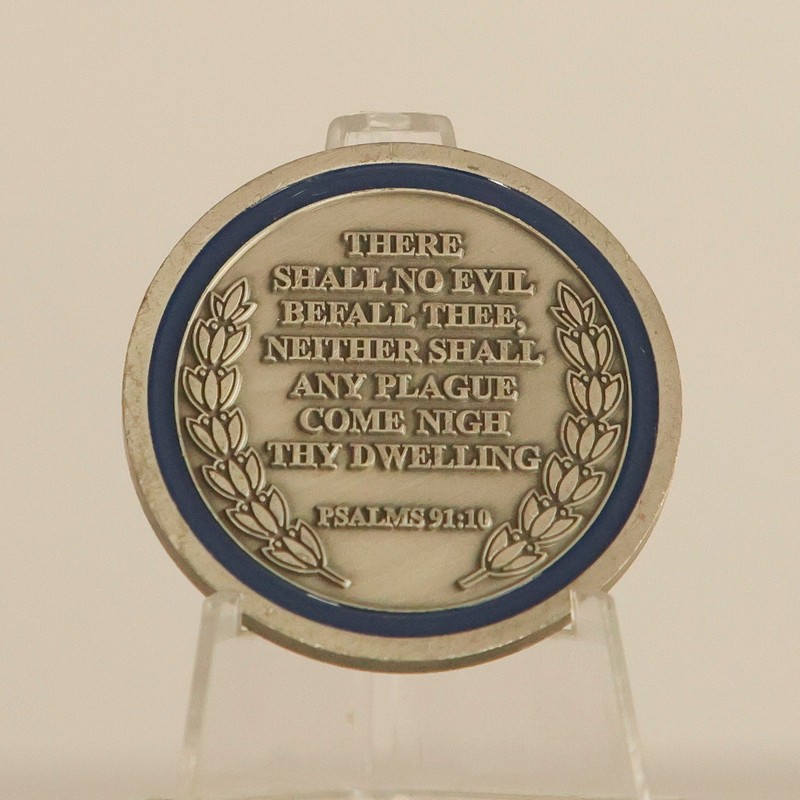 St. Michael The Archangel Psalms 91:10 Challenge Coin 3#G gallery