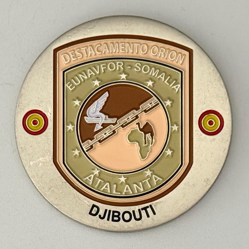 Spanish EUFOR Somalia Atlanta Operation Challenge Coin J#1 gallery
