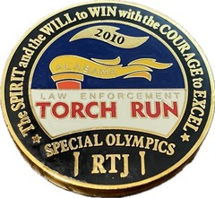Special Olympics Alabama Law Enforcement Torch Run Tip A Cop Two Piece Coin