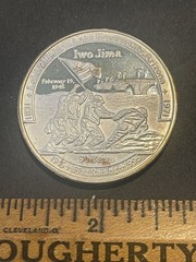 CHALLENGE COIN IWO JIMA LONDON BRIDGE ROTARY COMEMMORATIVE HAVASU DOLLAR 25TH