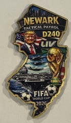 NJSP Newark Tactical Patrol D240 FIFA World Cup 2026 Challenge Coin