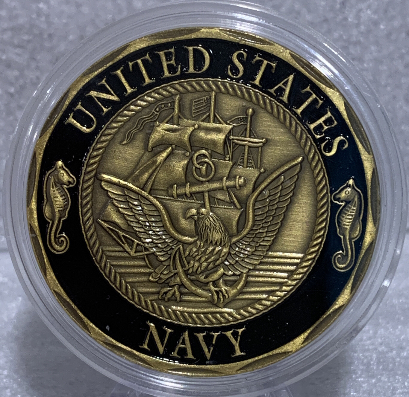 * US Navy Challenge Coin, Shellback US Navy Values Challenge Collectible Coin gallery