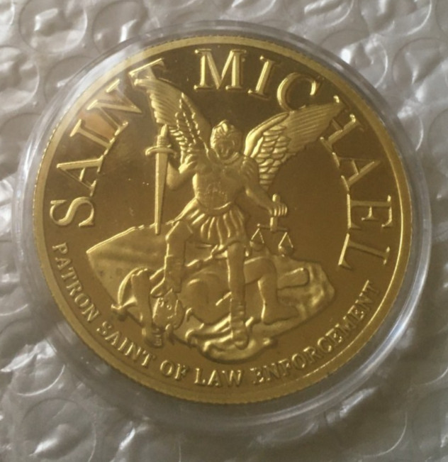 City of Denver Police gold plated Challenge coin 40mm gallery