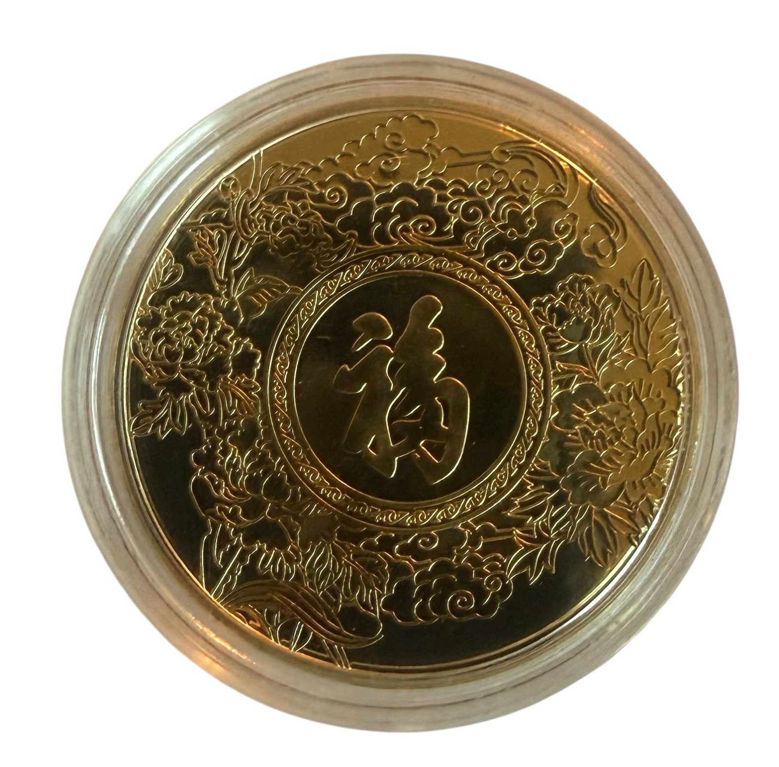 Golden Chinese Dragon Challenge Coin gallery