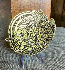 Gold USS Charlotte SSN 766 US Navy Submarine Challenge Coin Gold Edition