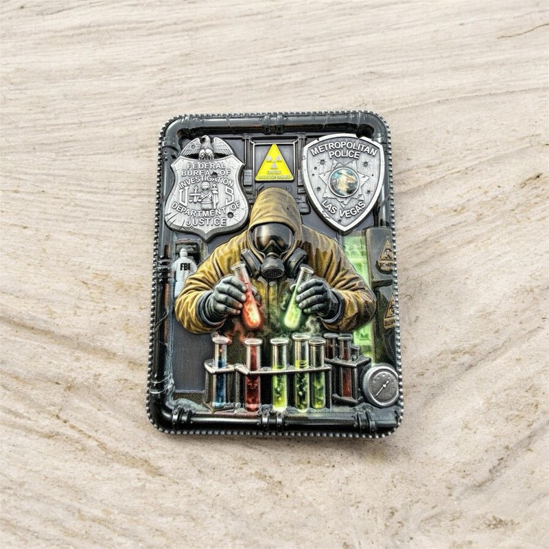 Awesome FBI Department Of Justice Police Las Vegas Challenge Coin gallery