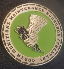 Challenge Coin U.S. Air Force 400th Munitions Kadena Air Base Okinawa Japan